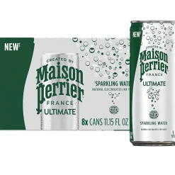 Perrier Carbonated Mineral Water, 330 ml, 8/Pack (NES35794)