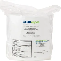 Antibacterial CLUBwipes refill, 1500 Wipe/Roll, 4 Rolls/Carton (MC7098)<Petra Clearance