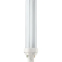 Philips Compact Fluorescent PL-C Lamp, 26 Watts, 2-Pin, Neutral White, 10PK