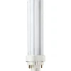 Philips Compact Fluorescent PL-C Lamp, 18 Watts, 4-Pin, Neutral White, 10PK