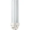 Philips Compact Fluorescent PL-C Lamp, 13 Watts, 4-Pin, Neutral White, 10PK