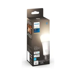 Philips Hue 100W Equivalent A21 LED Smart Bulb, Soft Warm White (580845)