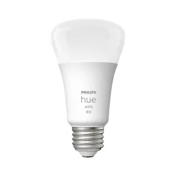 Philips Hue 60W Equivalent A19 LED Smart Bulb, Soft Warm White, 2/Pack (476951)