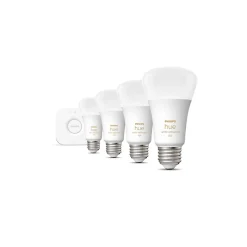 Philips Hue White Starter Kit, A19 2200K-6500K 10.5W E26 (563270)