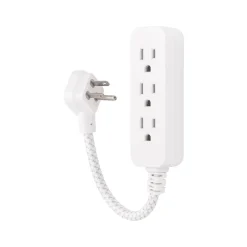 Philips 3-Outlet Surge Protector, White (SPP8272WC/37)