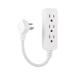 Philips 3-Outlet Surge Protector, White (SPP8272WC/37)
