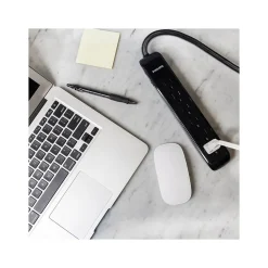 Philips 6-Outlet Surge Protector, 10', Black (SPP6110BC/37)