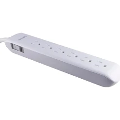 Philips 6-Outlet Surge Protector, 4', White (SPP3064WE/37)