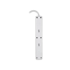 Philips 4-Outlet 2-USB Port Surge Protector, 3', White (SPP4113WB/37)