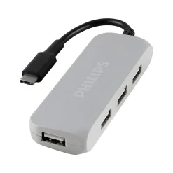 Philips 4-Port USB-C Hub, Cool Gray (DLK9320C/27)