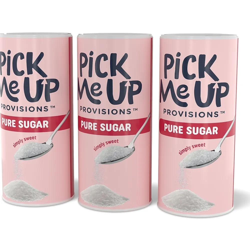 Pick Me Up Provisions™ Pure Sugar, 20 oz. Canister, 3/Pack (PM62433/94205)
