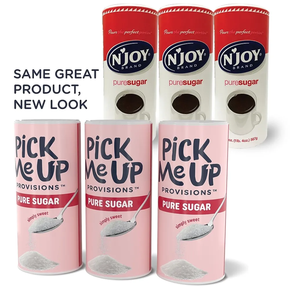 Pick Me Up Provisions™ Pure Sugar, 20 oz. Canister, 3/Pack (PM62433/94205)