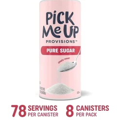 Pick Me Up Provisions™ Pure Sugar, 22 oz. Canister, 8/Pack (PM62430/90698)
