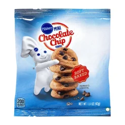 Pillsbury Solf Bake Mini Chocolate Chip Cookies, 1.5 oz., 28/Pack (220-02056)