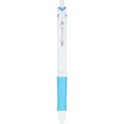 Pens|Pilot Acroball PureWhite Advanced Ink Retractable Ballpoint Pens, 0.7 mm, Fine Point, Ink, Dozen (31850) Black