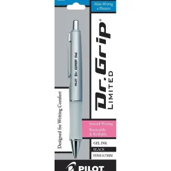 Pens|Pilot Dr. Grip Retractable Gel Pen, Fine Point, Black Ink (36274)