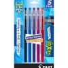 Pens|Pilot FriXion Colorsticks Erasable Gel Pens, Fine Point, Assorted Ink, 5/Pack (32443/15145)