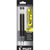 Pens|Pilot G2 Gel-Ink Pen Refill, Extra Fine Tip, Black Ink, 2/Pack (77232)