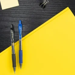 Pens|Pilot G2 Retractable Gel Pens, Fine Point, 0.7mm, Blue Ink, 36/Pack (84066)