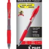 Pens|Pilot G2 Retractable Gel Pens, Bold Point, Red Ink, Dozen (31258)