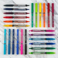 Pens|Pilot Precise V5 Rollerball Pens, Extra Fine Point, Blue Ink, Dozen (35335)