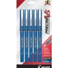 Pens|Pilot Precise V5 Rollerball Pens, Extra Fine Point, Blue Ink, 5/Pack (26011)