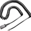 New Poly Plantronics U10 Amplifier Cord for Cisco IP Phones, Black (85R38AA)