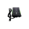 Plugable 25' 12-Outlet Power Strip with 2-Port USB Charger, Black (PS12-USB25)