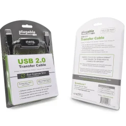 Plugable 6' USB 2.0 Windows Transfer Cable, Black (USB-EASY-TRAN)