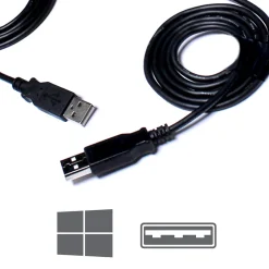 Plugable 6' USB 2.0 Windows Transfer Cable, Black (USB-EASY-TRAN)