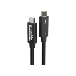 Plugable 3.3' USB C Power Cable, Black (TBT4-40G1M)