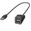 Plugable 2-Port USB 2.0 Hub, Black (USB2-2PORT)