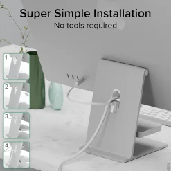 Plugable 6-Port USB-C Mounted Hub For Apple iMac (AD-6IN1)