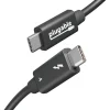 Plugable Thunderbolt-4 EPR 3.3' Cable, 240W, Black (TBT4-240W-1M)