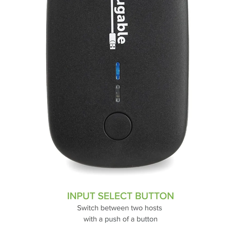 Plugable USB 2.0 Switch for USB Device Port Sharing Between Two Computers (USB2-SWITCH2)