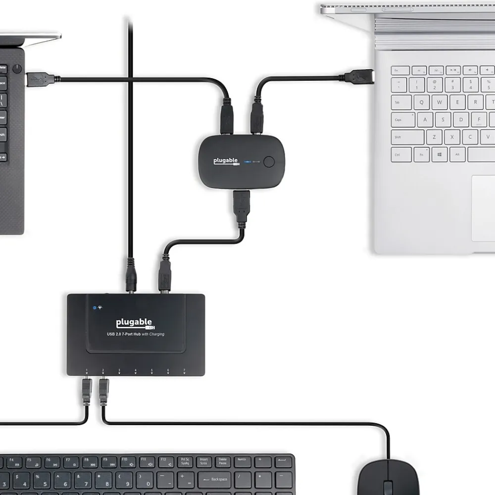 Plugable USB 2.0 Switch for USB Device Port Sharing Between Two Computers (USB2-SWITCH2)