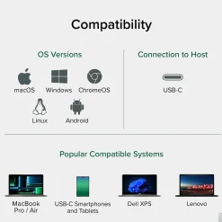 Plugable USB C to USB Adapter Hub, 4 Port USB 3.0 Hub, USB Splitter for Laptop