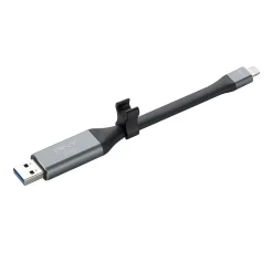 Hot PNY DUO LINK Dual 128GB USB 3.0 Type A Flash Drive, Black/Silver (P-FDI128LA02GCR)