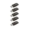 Outlet PNY Elite Turbo Attache 4 32GB USB 3.2 Flash Drive, Black, 5/Pack (P-FD32GX5TBAT4E)