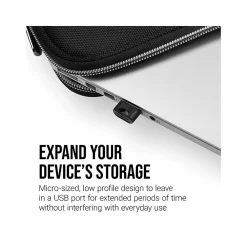 Clearance PNY Elite-X Fit 256GB USB 3.1 Type-A Flash Drive, Black (P-FDI256EXFIT-GE)