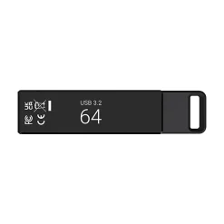 New PNY Elite-X 64GB Type-C 3.2 Flash Drive, Black (P-FDI64GELTXC-G)