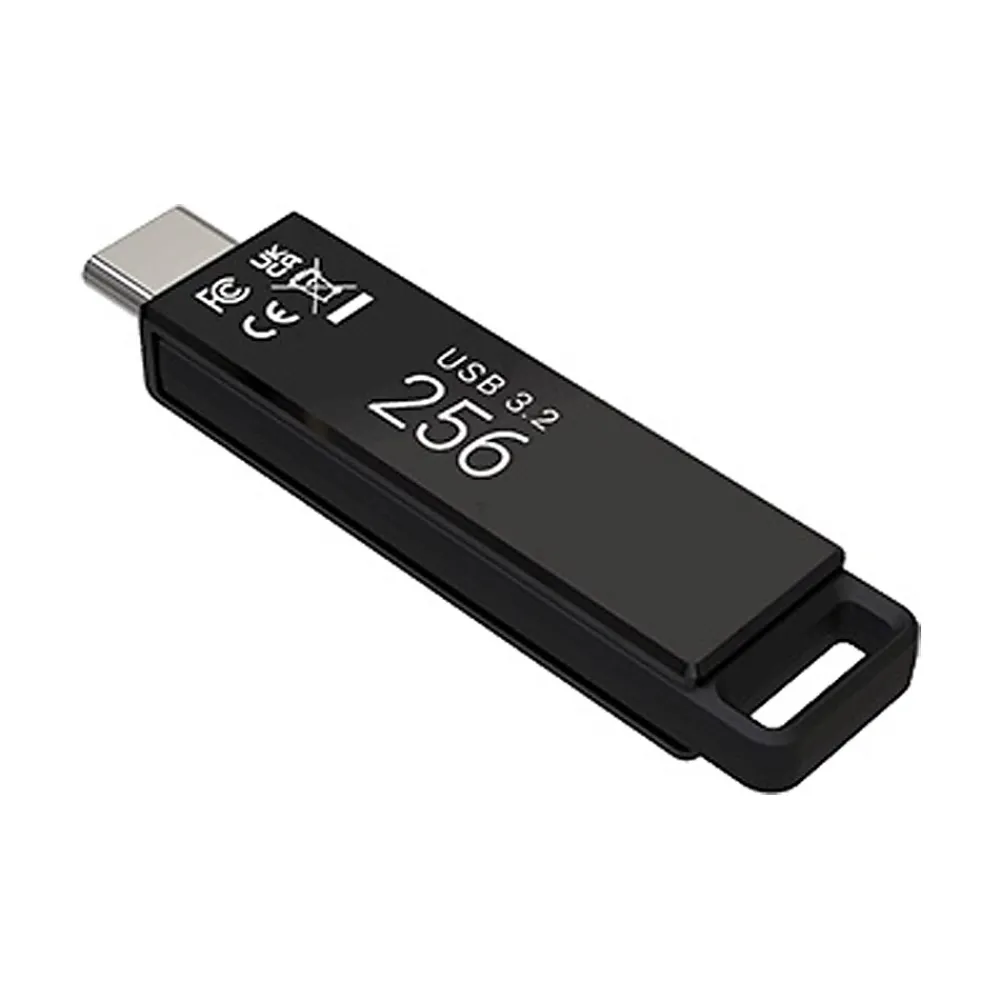 New PNY Elite-X 256GB USB Type-C Flash Drive, Black (P-FDI256ELTXC-GE)