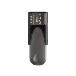 Online PNY Turbo Attache 4 128GB USB 3.0 Type A Flash Drive, Black (P-FD128TBAT4-GE)