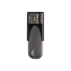 PNY Turbo Attache 4 64GB USB 3.0 Type A Flash Drive, Black (P-FD64GTBAT4-GE)