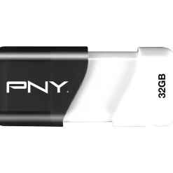 Sale PNY Turbo 32GB USB 3.0 Type A Flash Drive, Grey (P-FD32GTBOP-GE)
