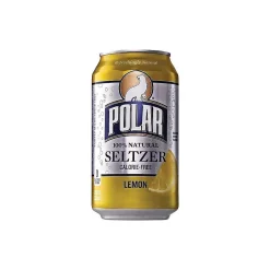 Polar Lemon Sparkling Water, 12 oz., 24/Carton (00234)
