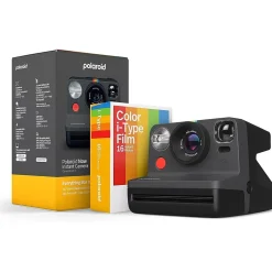 Polaroid Everything Box Now Gen 2 Black - I-Type Instant Camera with Film, Black (6248)