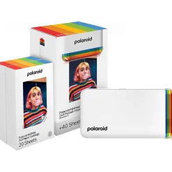 Polaroid Hi·Print Generation 2 Everything Box (White) w/2 x Hi-Print Paper Cartridge - 20 Sheets