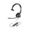 Best Poly Blackwire 3310 Noise Canceling Mono Headset, USB-C/USB-A, UC/MS Certified (8X216AA)
