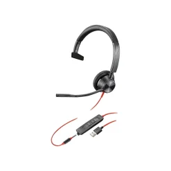 Clearance Poly Blackwire 3315 USB-A Mono Computer Headset (76J13AA)
